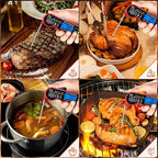 TRAUSI Instant Read Meat Thermometer, Fast & Accurate Digital Food Thermometer - Image 3