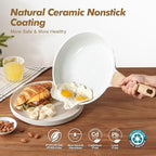 SENSARTE Nonstick Frying Pan Skillets, Healthy Cookware Chef's Pan, PTFE & PFAS - Image 2