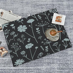 Gray Flower Dish Drying Mats for Kitchen Counter, Large 18"x24" Dish Mats for - Image 8