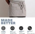 MEEMA Chef Waist Apron Cotton Fabric |Washable & Breathable Waitress & Server - Image 6