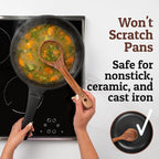PriorityChef Premium Wooden Ladle - Image 2