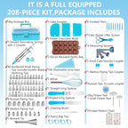 Gawren-H&E 208 PCS Cake Decorating Kit, Baking Supplies - Image 2