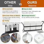 Czlizdyt Large Kitchen Utensil Holder, Drainage Utensil Caddy - Image 4