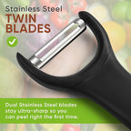 Spring Chef Stainless Steel Vegetable Y Peeler - Image 7
