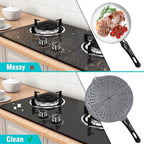 Silicone Splatter Screen For 10, 11 and 12 Inch Frying Pan, Foldable Splash - Image 3