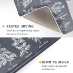 Flower Herbs Dish Drying Mat Wild Plant Dish Rack Mat - Image 3