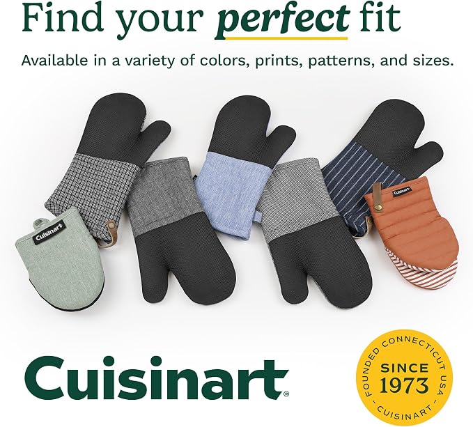 Cuisinart Heritage Kitchen Oven Mitts – Heat-Resistant Kitchen Mitts - Image 7