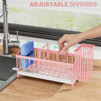 Cisily Sponge Holder for Kitchen Sink, Sink Caddy Organizer - Image 4