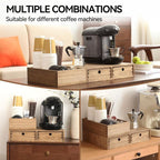 KIRIGEN Wooden Coffee Station Organizer 2-Piece Set - Image 6