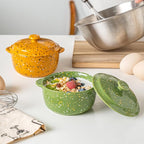 Oven-Safe 4-Pack Mini Ceramic Casserole Dishes - Image 2