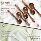 6 PCS Wooden Spoons for Honey, 6.7 inch Small Wooden Spoons - Image 6
