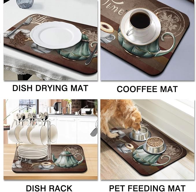 Coffee Bar Mat, Fits Under Coffee Machine - Image 4