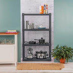 Sterilite 4-Pack 4 Shelf Unit, Heavy-Duty Shelving Storage and Utility Rack - Image 2