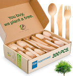 100% Compostable Cutlery Set by GO+GO+GREEN