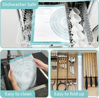 Non-Stick Silicone Pastry Mat, Silicone Baking Mat - Image 6