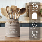 Barnyard Designs Ceramic Farmhouse Utensil Holder - Image 3