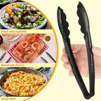 Tessco for you 200 Pcs Plastic Tongs for Serving Bulk, 9 Inch Plastic - Image 4
