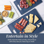 COOK WITH COLOR Non-Slip Cutting Board Set – Kitchen Essentials with Easy Grip - Image 6