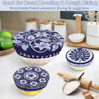 5-Size Reusable Beeswax Bowl Covers - Image 4