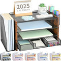 OPNICE Desk Organizer, 4-Tier Desktop File Organizer by OPNICE