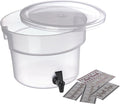 Carlisle FoodService Products Round Beverage Dispenser Drink Dispenser by CarlisleFoodServiceProducts