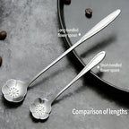 12 Pcs Flower Coffee Tea Spoons Set - Image 8