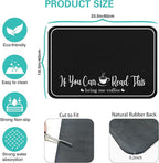 Coffee Bar Mat for Countertops 23inx15in, Absorbent Hide Stain Anti-Slip Cafe - Image 5
