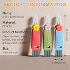 Wanme 3 in 1 Cup Lid Gap Cleaning Brush Set, Cup Lid Gap Cleaner, Home Kitchen - Image 8