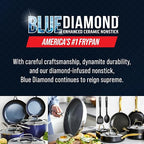 Blue Diamond Hybrid Nonstick Stainless Steel 4QT Saute Pan - Image 7