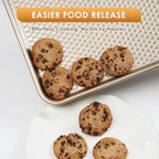 Baking Sheet Pan Set of 3, Nonstick Carbon Steel Cookie Sheets - Image 6
