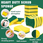 MAQIHAN 18PCS Heavy Duty Scrub Sponge - Image 3