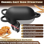 Enameled Cast Iron Oval Bread Oven - Image 4