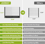 JASIWAY Dish Drying Rack, Roll Up Dryer Rack - Image 4