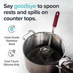 Souper Cubes + Lori Greiner No Mess Stainless Steel Soup Ladle - Image 3