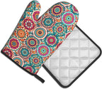 Boho Oven Mitts and Pot Holders - Image 2