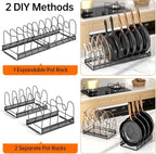 MUDEELA Pots and Pans Organizer Rack - Image 5