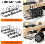 MUDEELA 2 Pack Pots and Pans Organizer Rack - Image 6