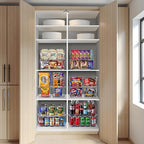 Sorbus Stackable Storage Bins Open Front - Image 2
