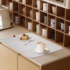 3 Pcs XXL Dish Drying Mat, Absorbent Microfiber Dishes Drainer Mats, Large Size - Image 6