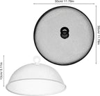 MAGICLULU 2-Pack Metal Mesh Food Covers, 11.8-Inch Net Dome Plate Fly Tents - Image 3