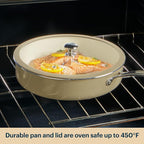 Pyrex 10.8-Inch Deep Fry Pan Ceramic Cookware - Image 7