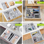 Neudeco Silverware Drawer Organizer, Utensil Organizer - Image 6