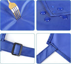 Gotega Waterproof Rubber Vinyl Apron Adjustable Dishwasher Apron - Image 5