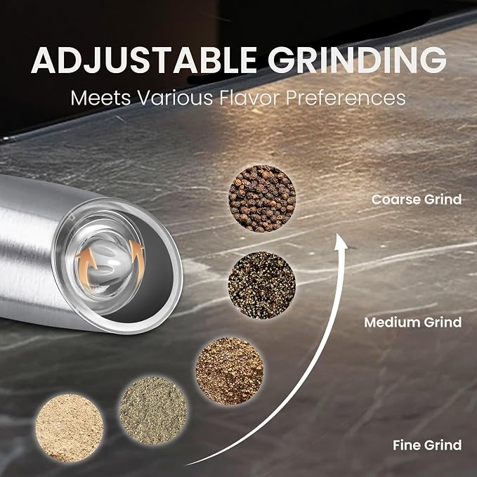 Rechargeable Salt And Pepper Grinder - Image 3
