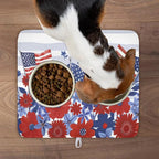 Patriotic Floral Dish Drying Mat - Image 9