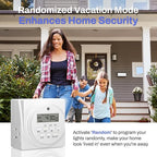 BN-LINK Indoor Digital Timer Outlet, Dual Outlet 7 Day Programmable Light Switch - Image 8