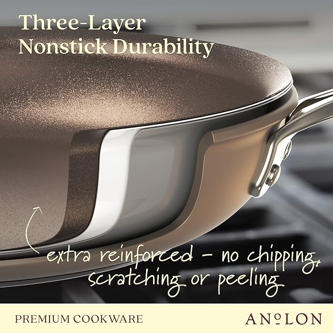 Anolon Ascend Hard Anodized Nonstick Frying Pan/Skillet - Image 4