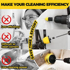 Holikme 6Pack Drill Brush Power Scrubber Cleaning Brush Extended Long - Image 5