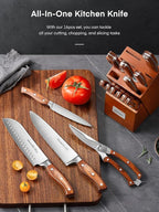 Kitchen Knife Set, Knife Block Set - Image 8