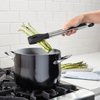 Cuisinart 12" Squared Head Silicone Tongs - Image 4